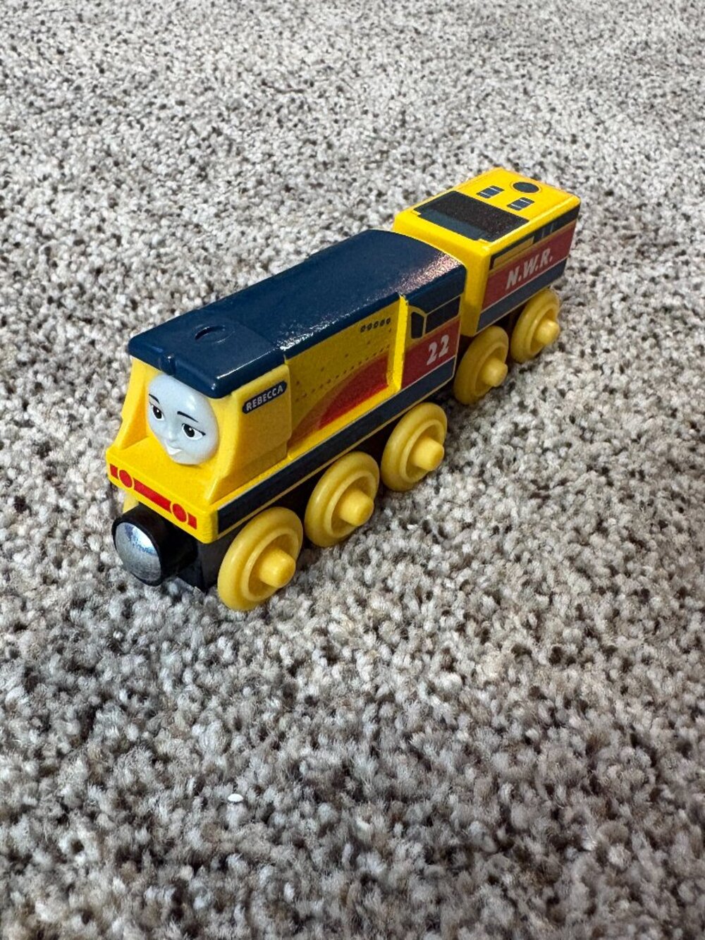 Thomas Friends Wood Rebecca #22 & Tender FXT43 Complete